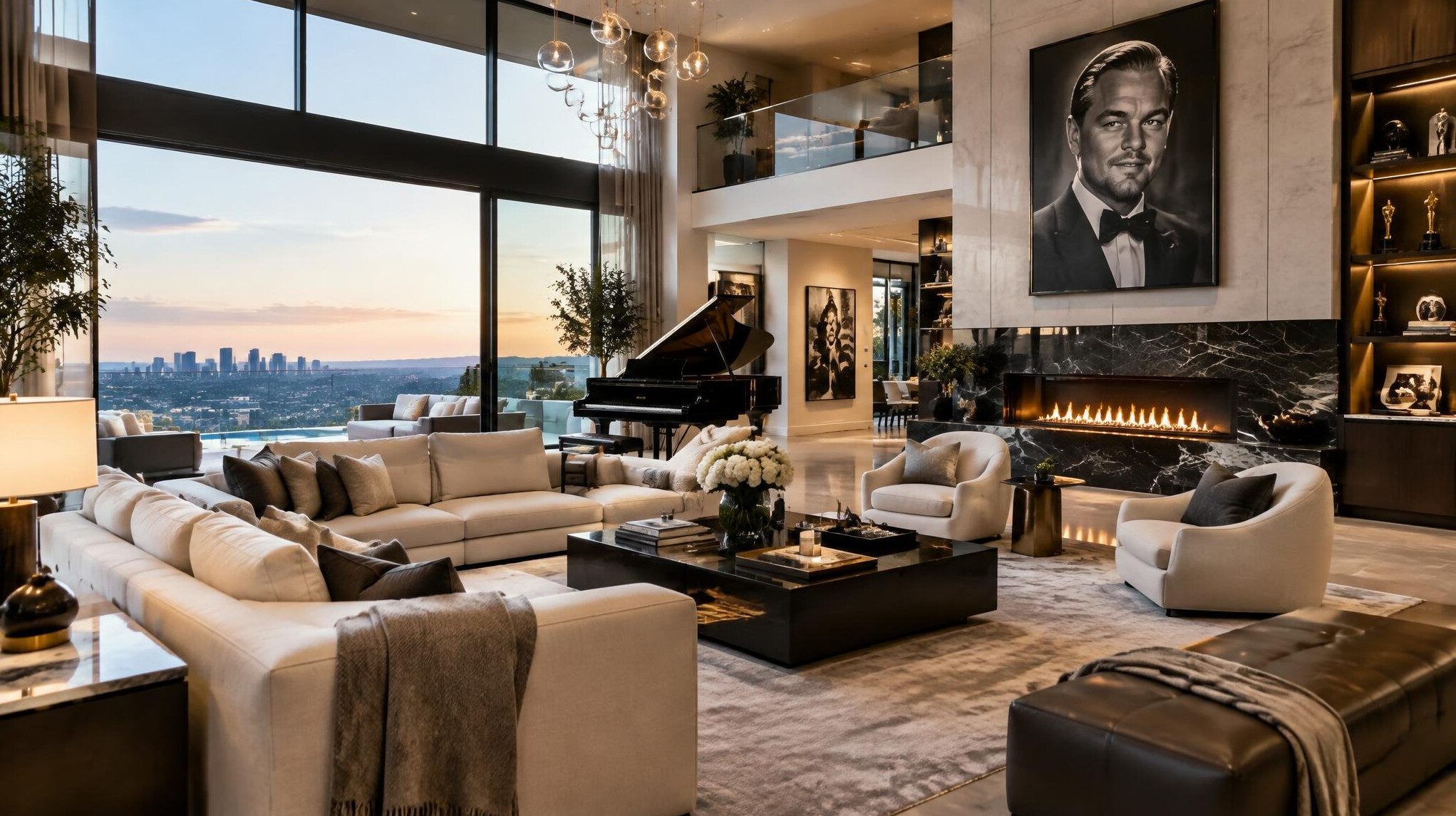 luxury celebrity home interior
