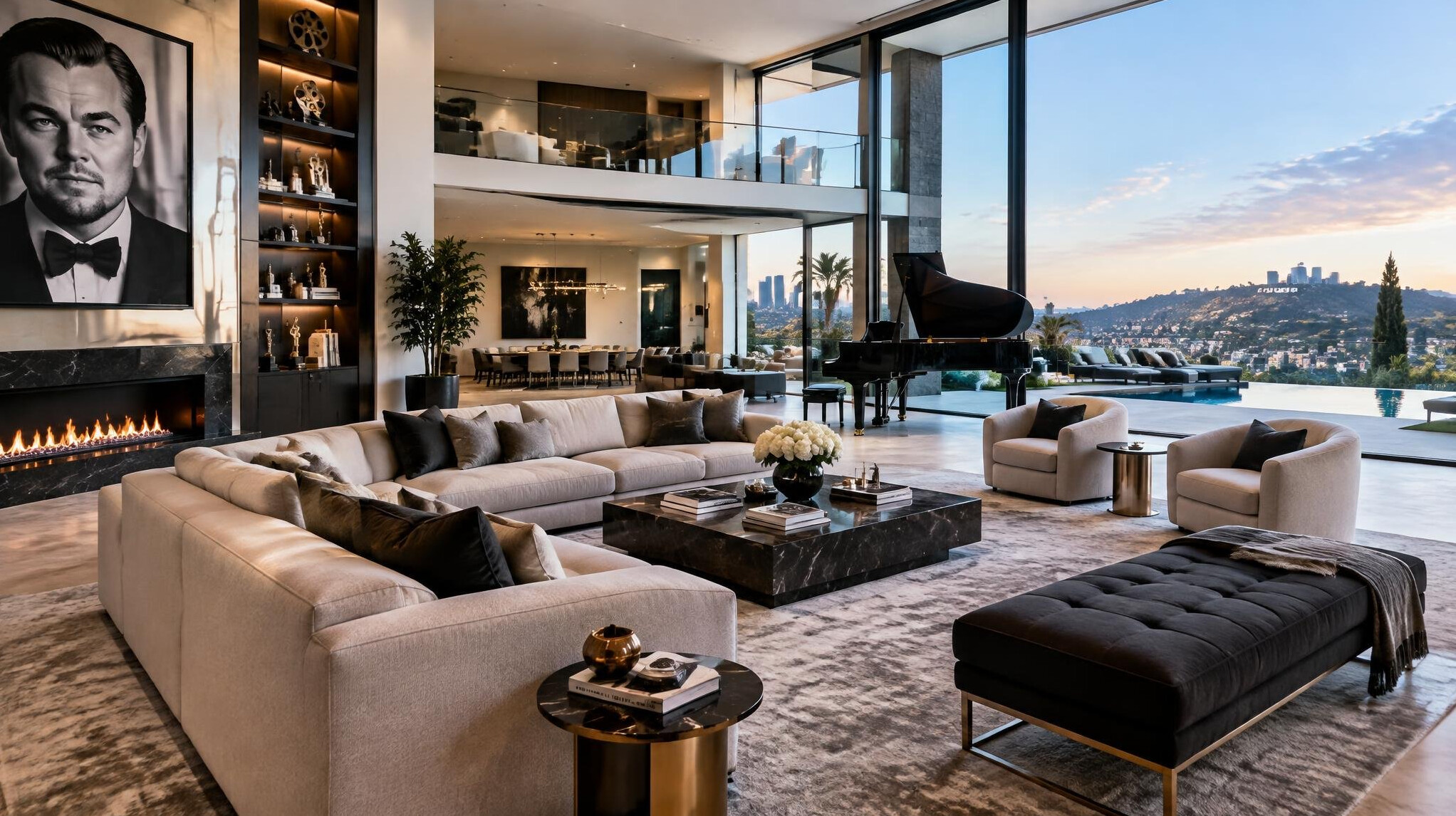 hollywood celebrity home interior