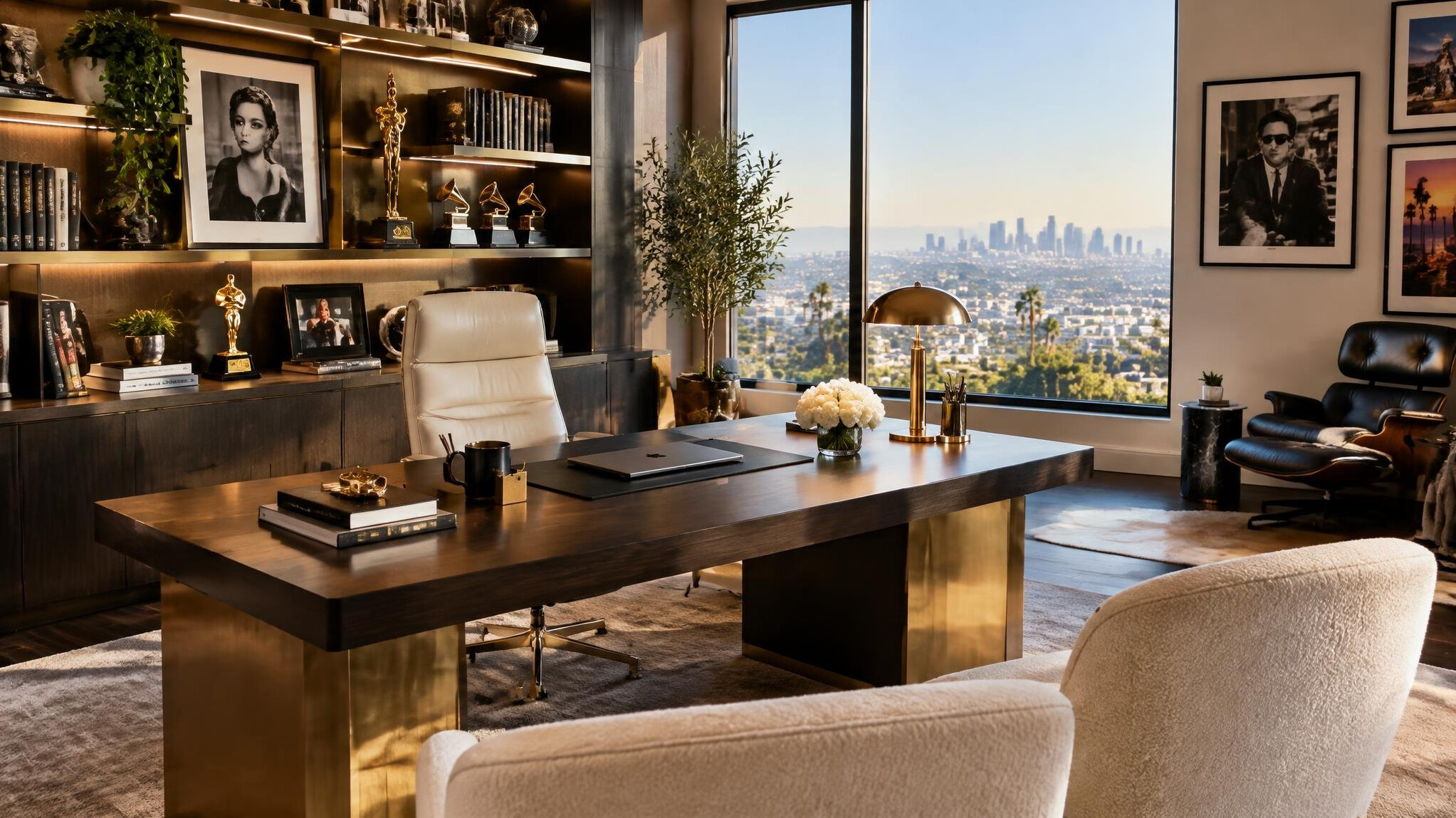 celebrity home office setup