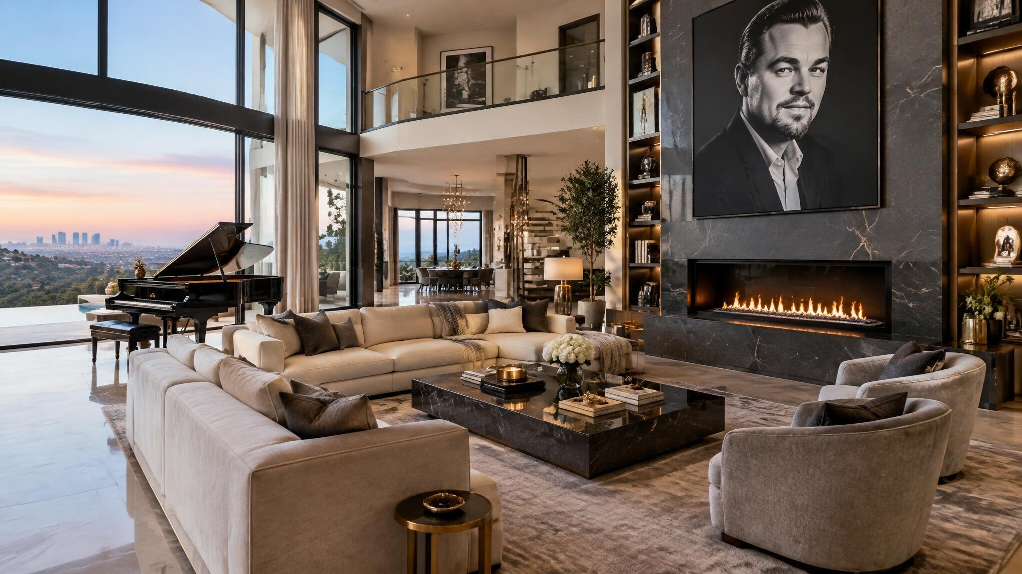 luxury celebrity home interior