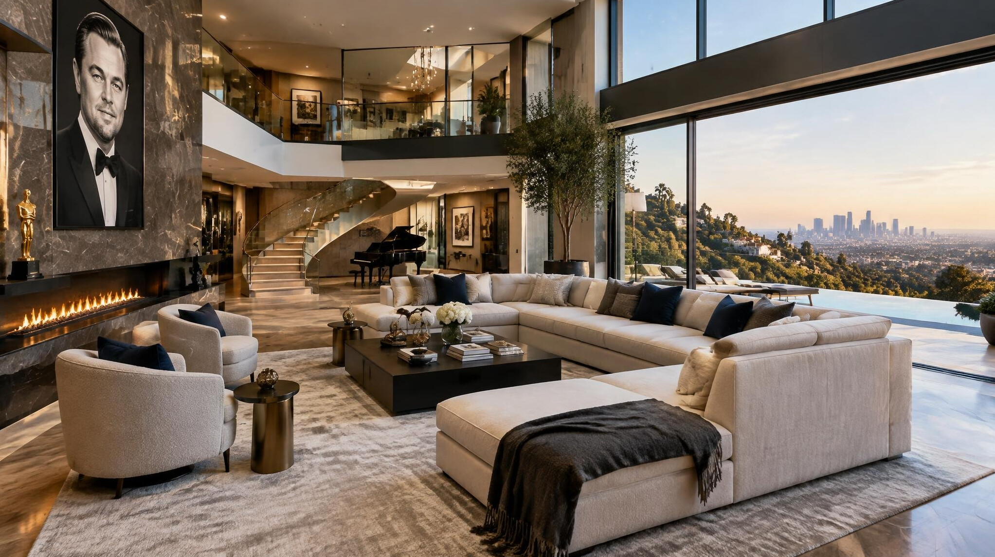 hollywood celebrity home interior